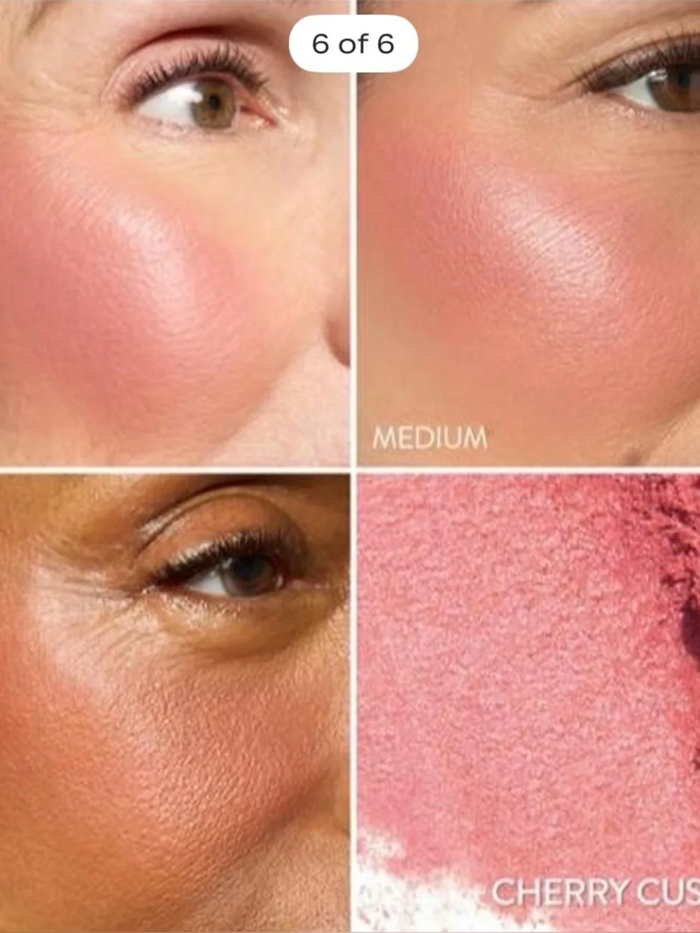 Laura Geller Marbleized Baked N Brighten Blush in Cherry Custard